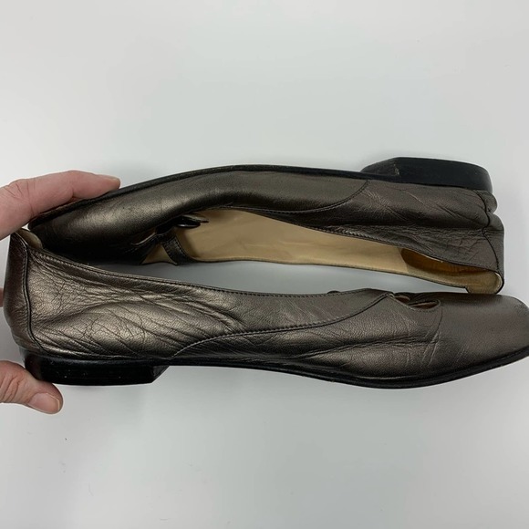 Taryn Rose deep bronze flat size 39.5 - Picture 4 of 7